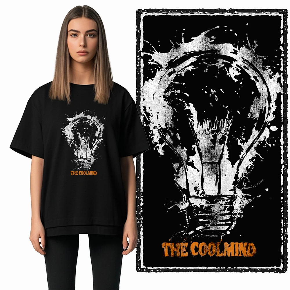 Coolmind X0046 Idea Explosion Grafik-T-Shirt aus Baumwolle, exklusives grafisches Herren-T-Shirt, große Größe, Streetwear-T-Shirt für Herren, T-Shirts – Detail 6