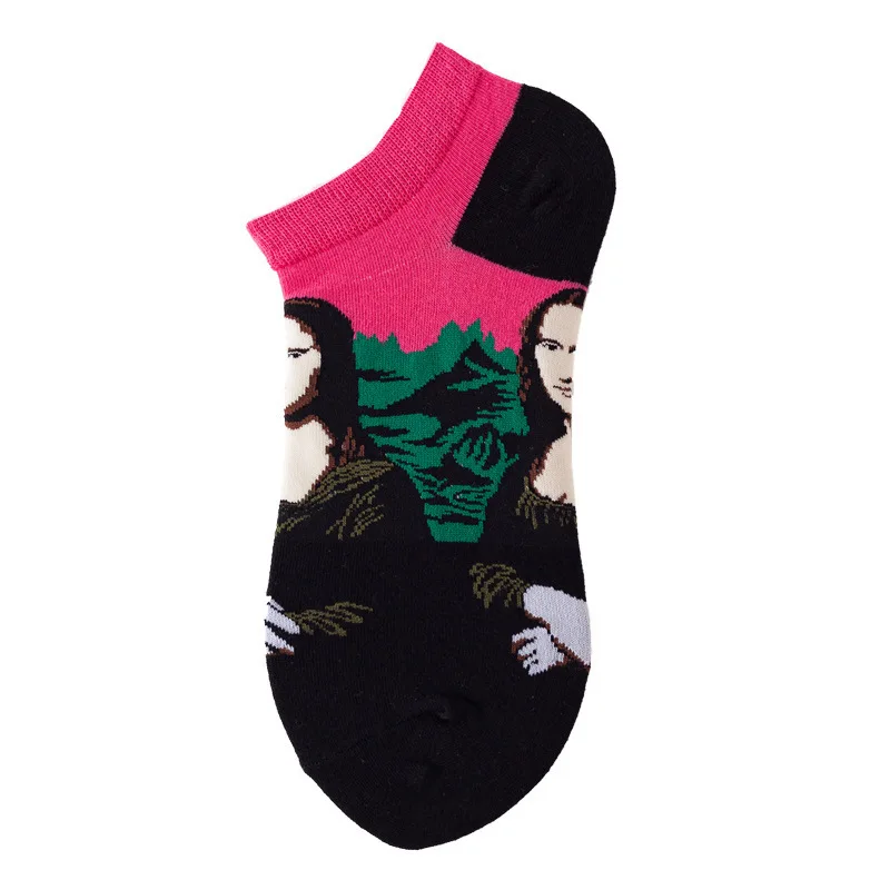 Men's Novelty High-Quality Geometric Fruit and Sushi Patterned Fashion Socks