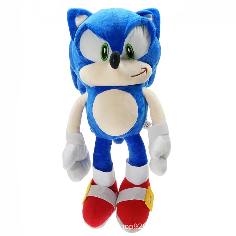 

40cm Cartoon Sonic The Hedgehog Plush Doll Anime Peripherals Game Figures Decoration Kid Soft Stuffed Toys Birthday Gifts