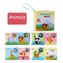  Baby Cloth Book Sensory Books for Babies Montessori Educational Toys Infant Soft Activity Book Black White Baby Toys 0-12 Months 