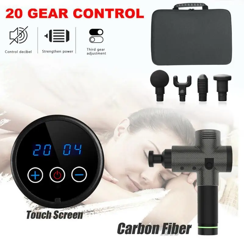 Klopfen Intelligente Instrument Pistole Mit 7 Köpfe Und 30 Geschwindigkeit Nical Massage Produkte_voghion.com