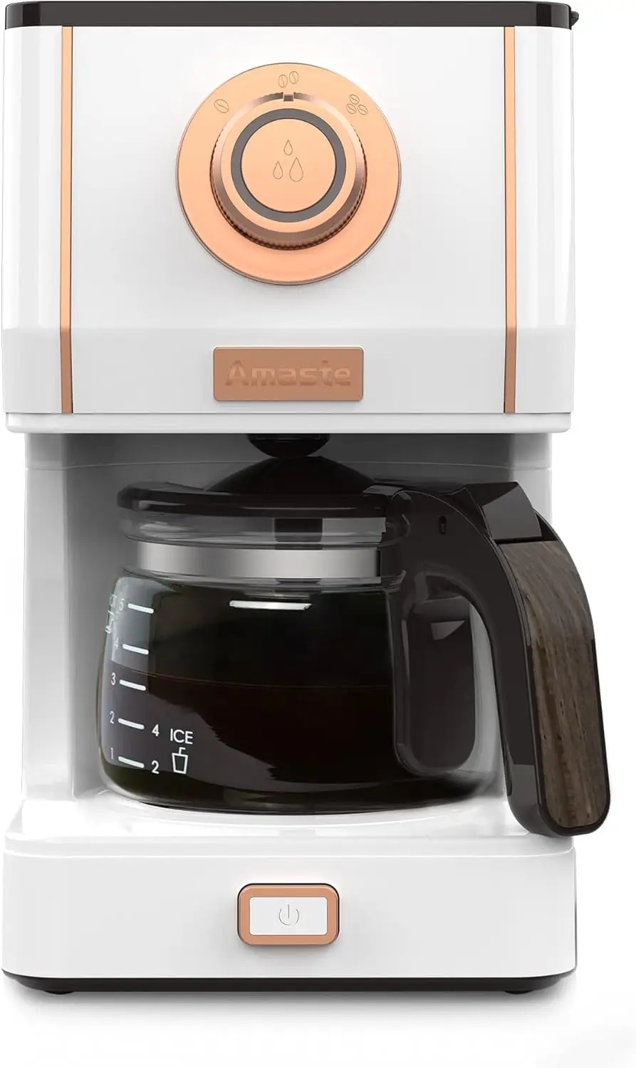Amaste Drip Coffee Maker with Reusable Filter - ما...