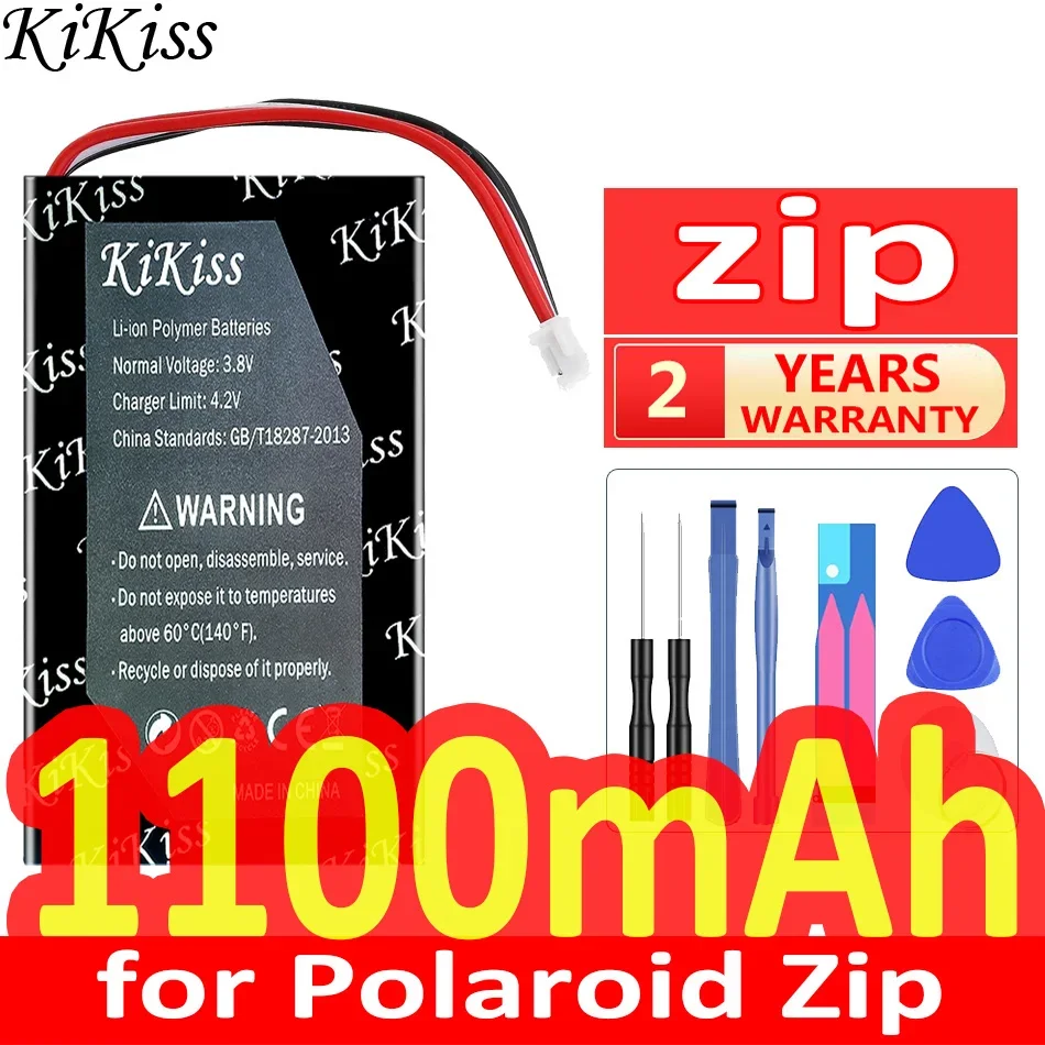 Batteria Potente Kikiss Da 1100Mah Per Polaroid Zip
