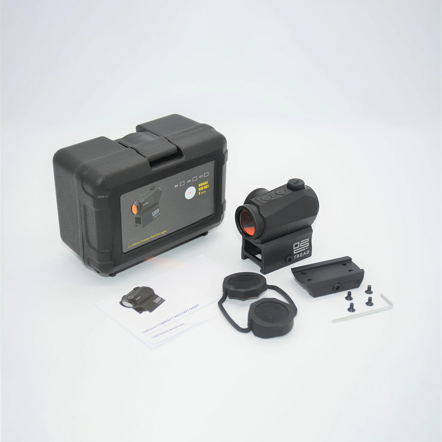 R5 Red Dot Sight Holographic Reflex Compact 2 MOA Airsoft Riflescope Hunting Scope With Riser Rail Mount High Quality