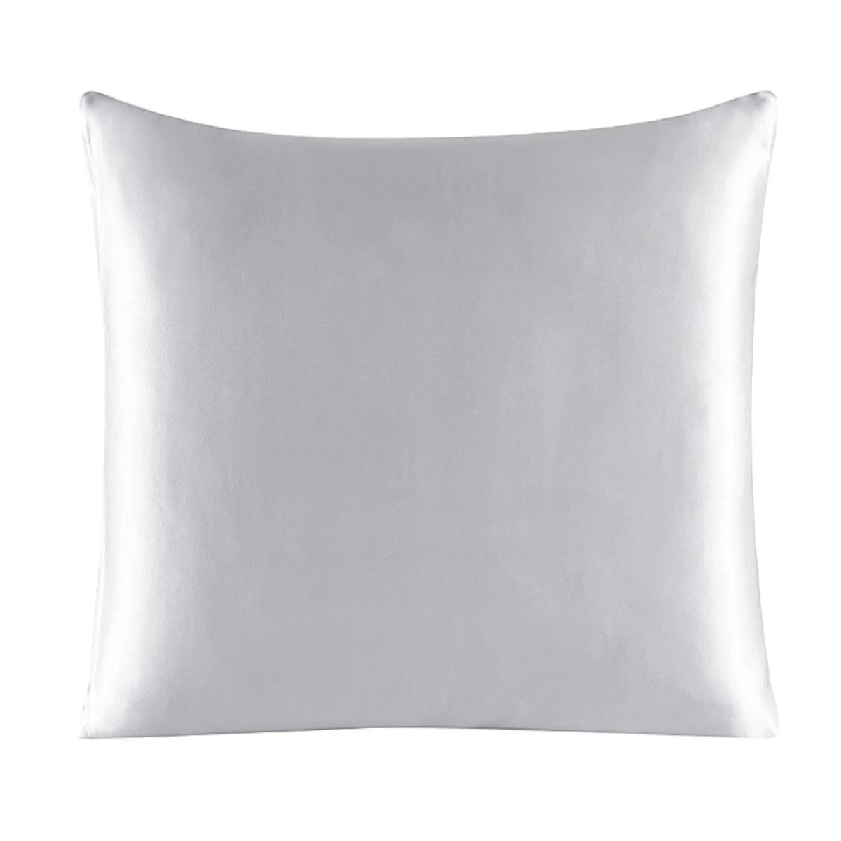 Luxurious Pure Silk Pillowcase with Zipper - Solid Multicolor, Various Sizes