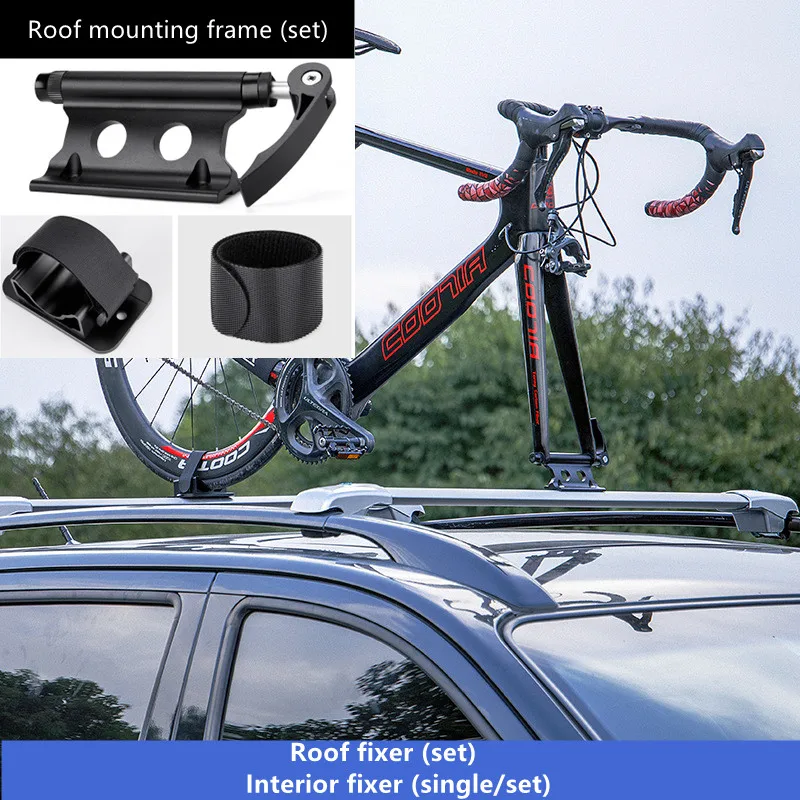 Bike Fork Mount Bicycle Truck Bed Roof Mount Rack Display Stand Car