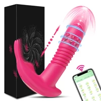 Bluetooth Stoßvibrator für Frauen Klitoris Stimulator APP Rotierender G-Punkt-Dildo Fernbedienung Erwachsene Weibliches Sexspielzeug 1