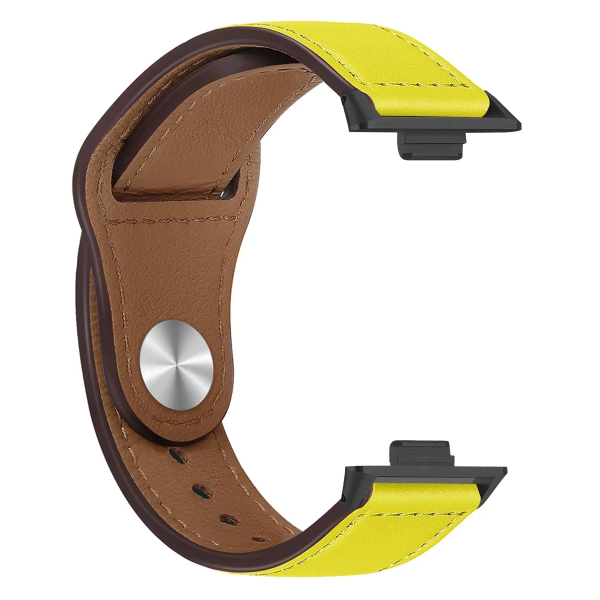 Premium Leather Band Wrist Strap for Smart Watches - Stylish Accessory Compatible with Multiple Models