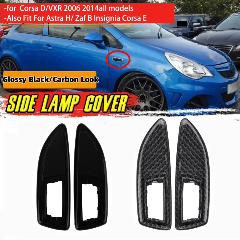 Coppia Copertura Della Lampada Laterale Copertura Della Luce Dell'Indicatore Laterale Per Vauxhall Corsa D/ Vxr Astra H/J Zaf B Insignia Corsa E Tappo
