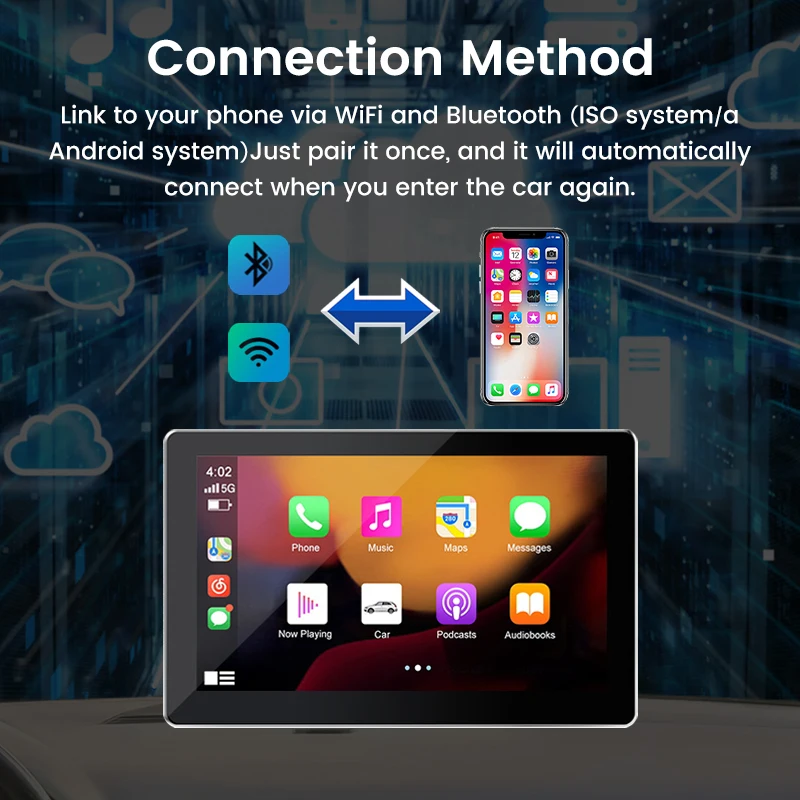  7 ġ ڵ  Ƽ̵  ÷̾, Geely Atlas Emgrand Panda GC6 GX7 EC7 Carplay + ȵ̵ ڵ ġ ũ