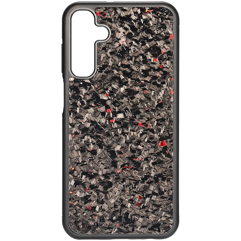 Asdipsa Genuine Carbon Fiber Case For Samsung Galaxy A15 A14 A54 A55 Ultra Thin Hard Forged Glitter Soft Edge Matte Armor Cover