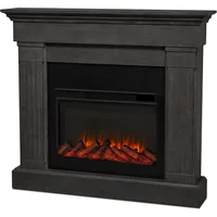 Crawford Slim Indoor Electric Fireplace with Mantel for Living Room or Bedroom, Replaceable Fireplace Insert Heater, 1