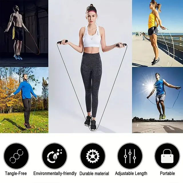 Bearing steel wire skipping rope adult weight loss skipping rope sports equipment 6