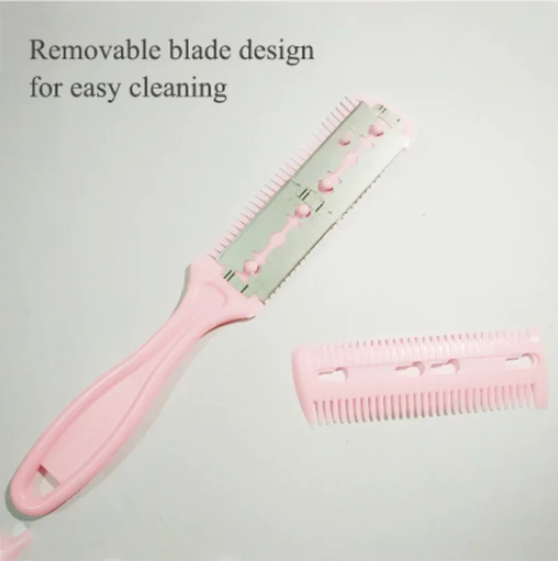 

Детская разноцветная противоскользящая Антибликовая щетка для стрижки волос для мам и детей инструмент для парикмахерской двусторонние ножницы инструменты для ухода