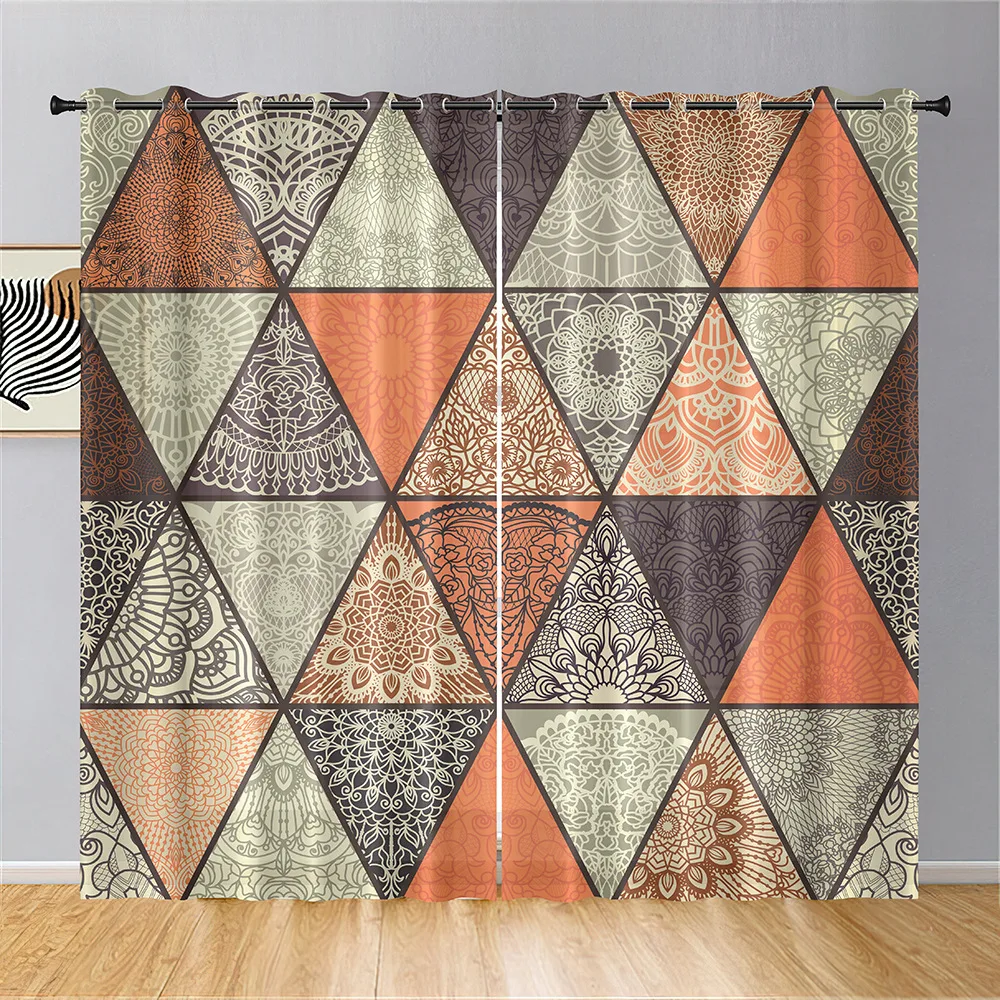 

MK1018-Printed thick curtains