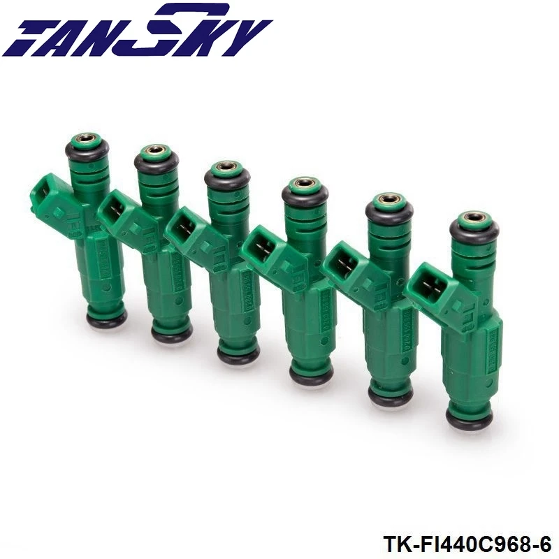 6pcs/lot High Flow 440cc 0280155968 Fuel Injector For Audi A4 S4 Tt 1