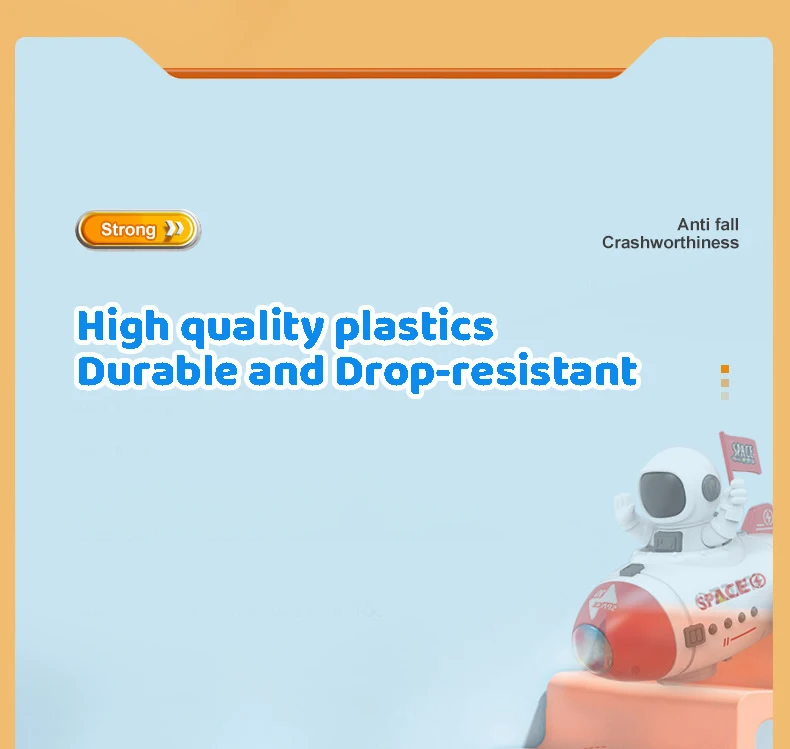 Space Rocket Car Battery Operated With Light &Amp; Music