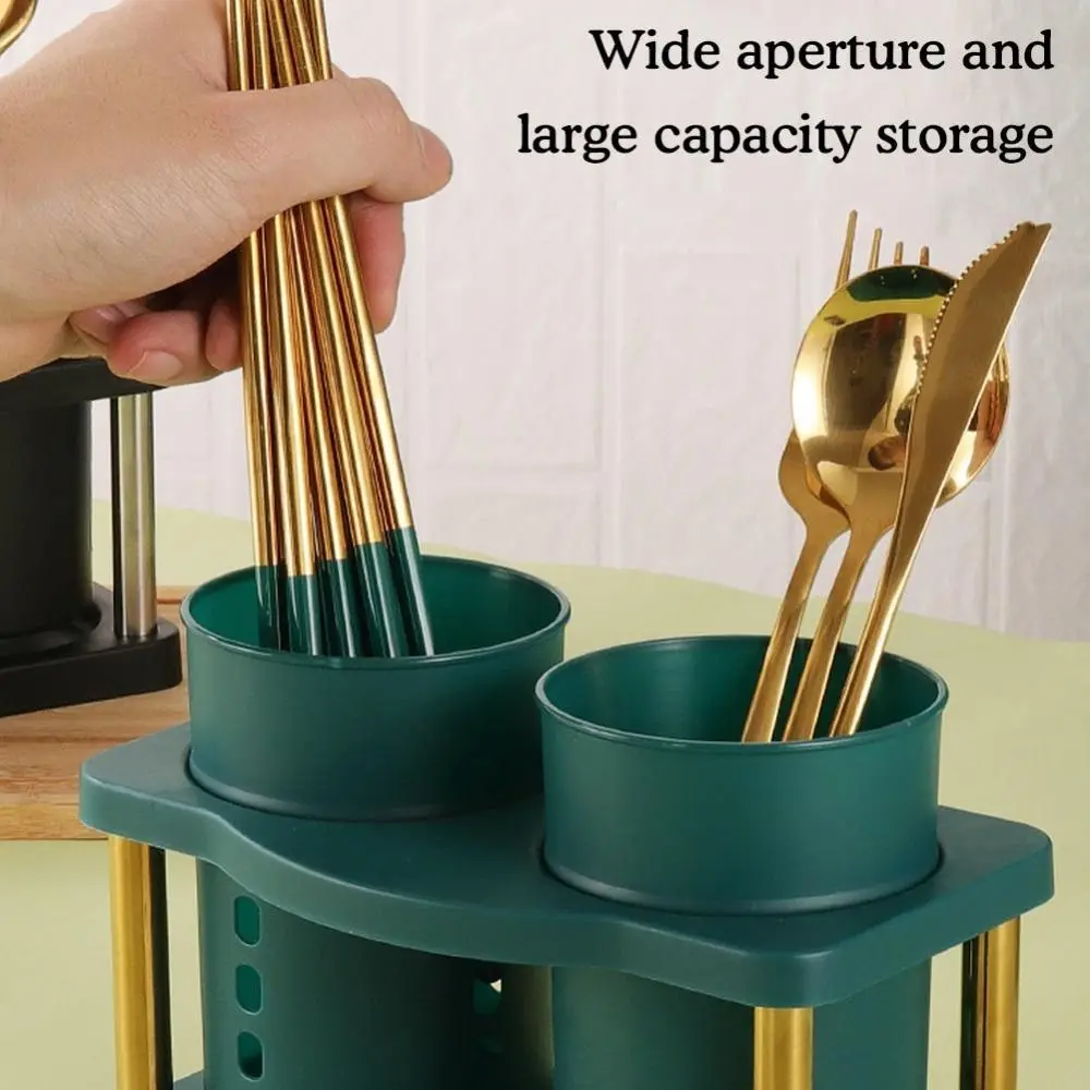 Cutlery Organizer Kitchen Fork Spoon Drain Storage Holder Detachable Dinnerware Tableware Drainer Storage Box Kitchen Organizer 5