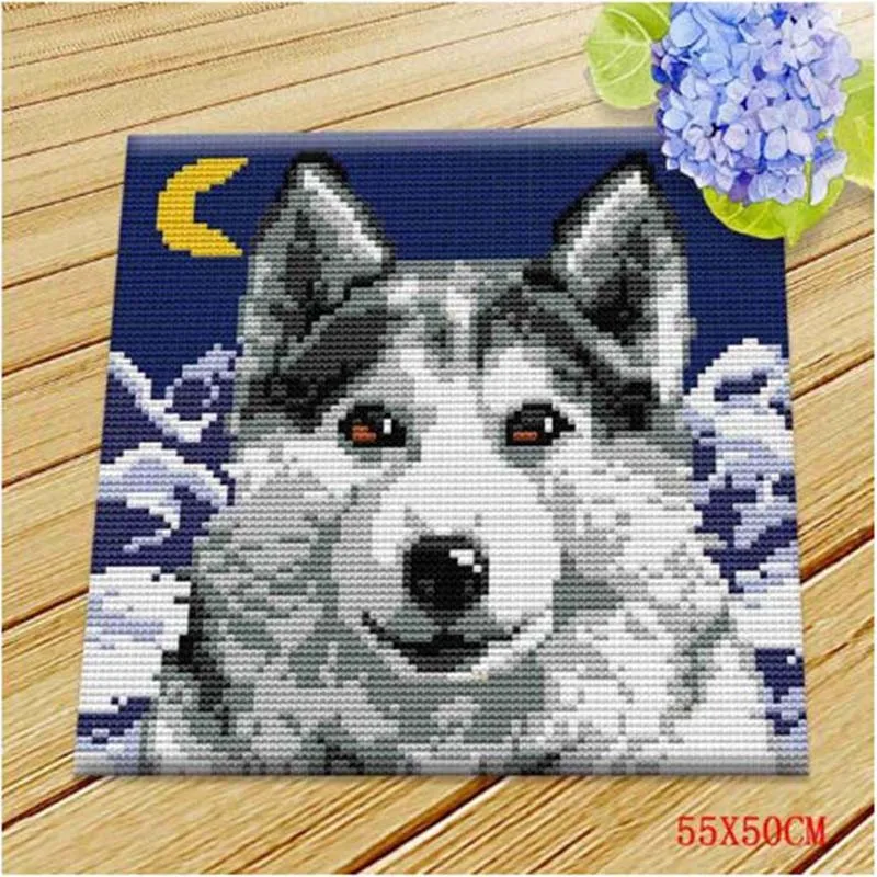 Prajna Carpet Embroidery Latch Hook Kit Cartoon Animal undefined Latch Hook Rug Button Pad Package Smyrna Package Carpet DIY