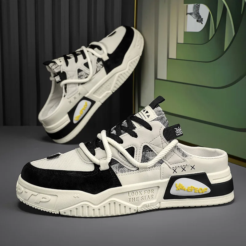 نعل سميك للرجال نصف شبشب مريح - الصورة 2