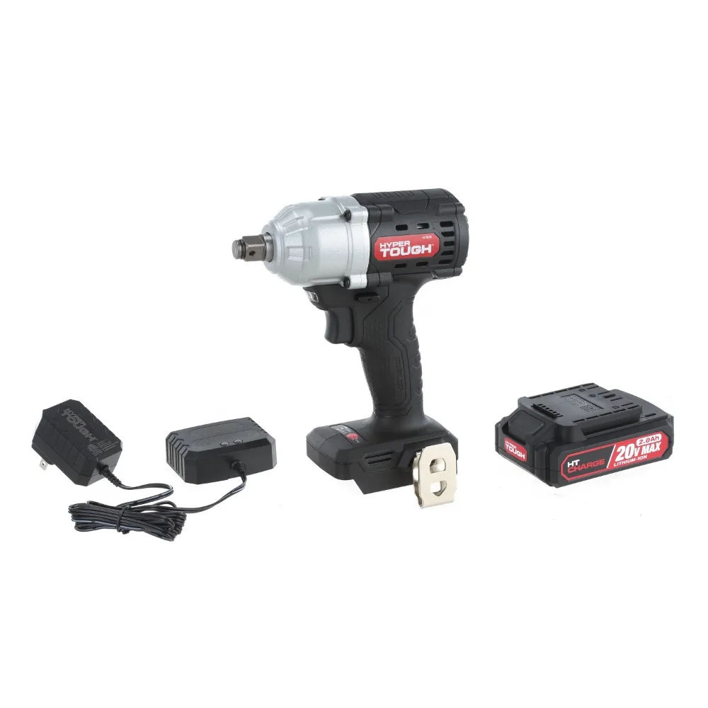 

Brushless 20V Max Lithium-Ion Cordless Impact Wrench, 1/2 Inch Anvil, with 2.0Ah Lithium-Ion Battery & Charger