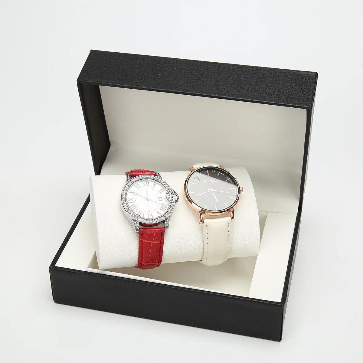 PU Leather Single Watch Gift Box with Soft Pillow, Luxury Wristwatch Display Case Organ... - SKU PLWB1052 - UGI Packaging