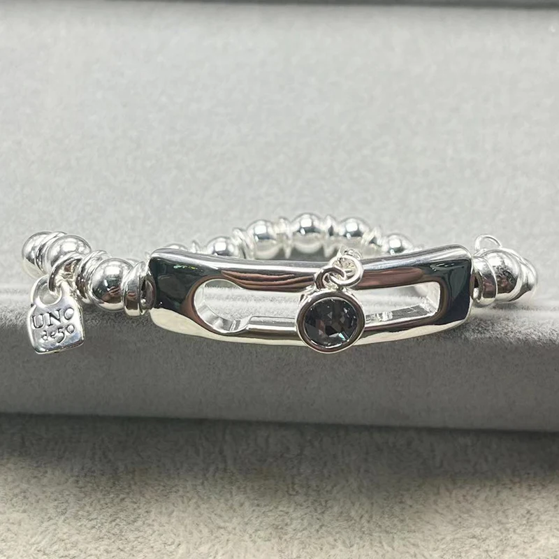 

Высококачественный раздвижной нишевый браслет UNOde50, подходит для романтичных подарков, европейские и американские женщины, 2023