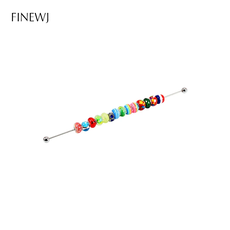 Trollbeads Bar Stainless Steel Rod Bracelet Charms Ring