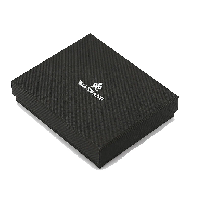 【Genuine Cowhide Leather】ManBang Brand Hot Sale Men's Wallet Luxury Original Short Tri-Fold First Layer Cowhide Purse Business 6