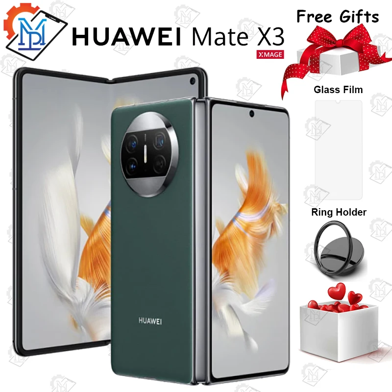 

Оригинальный смартфон Huawei Mate X3, 4G, складной экран, 4G, мобильный телефон 7,85 дюйма, стекло Kunlun, Snapdragon 8 +, гармония Gen 1, 3.1