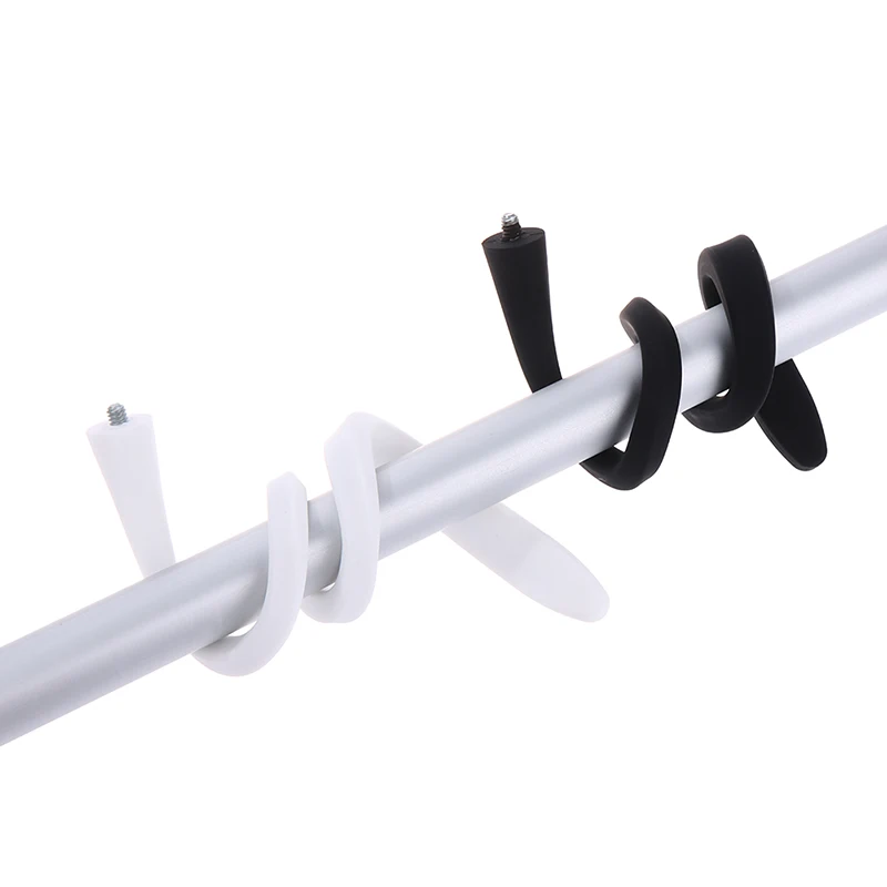 Baby Monitor Holder Camera Holder 1/4 In Thread Gooseneck Holder Silicone Selfie Snake Creative Bracket Crib Support Monitor Bracket Baby Monitor