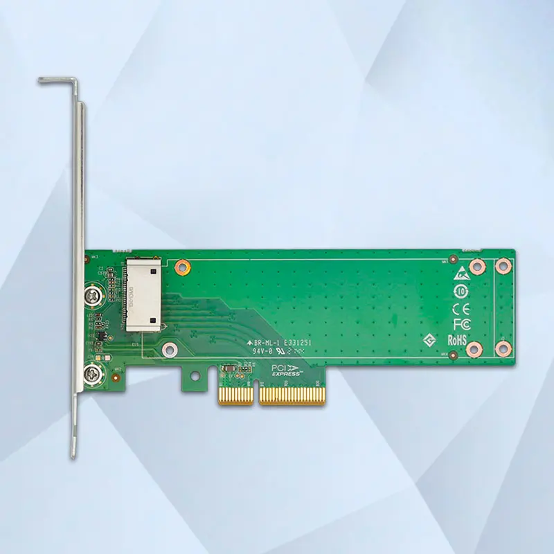 PCIe4.0 x4-단일 포트, EDSFF E1.S NVMe SSD 카드