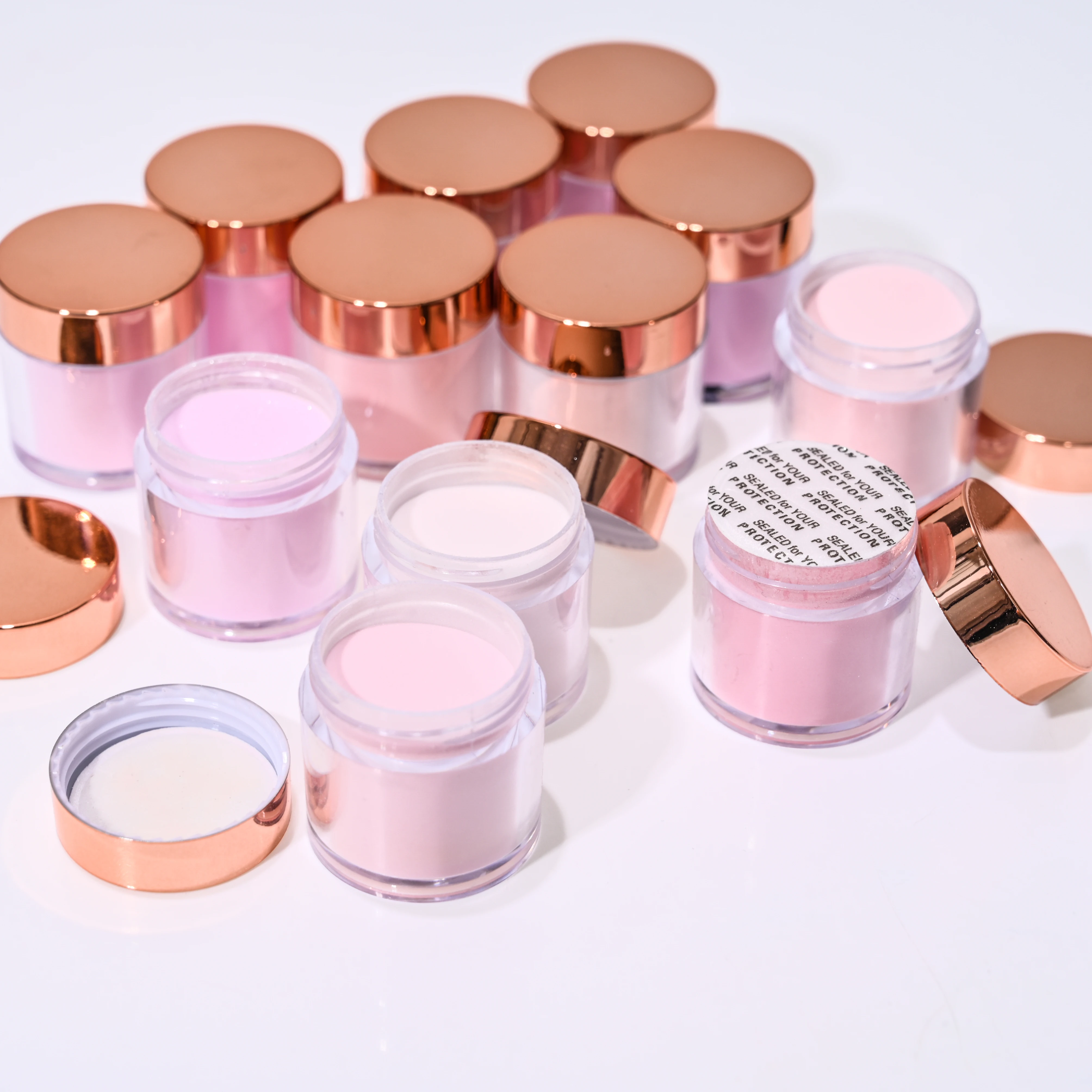 10g Light Color Acrylic Powder Jelly Nude Nail Acrylic Powder PINK 3D Nail Carving French Extension aCRYLIC Pigment nail powder acrylic nail powder
