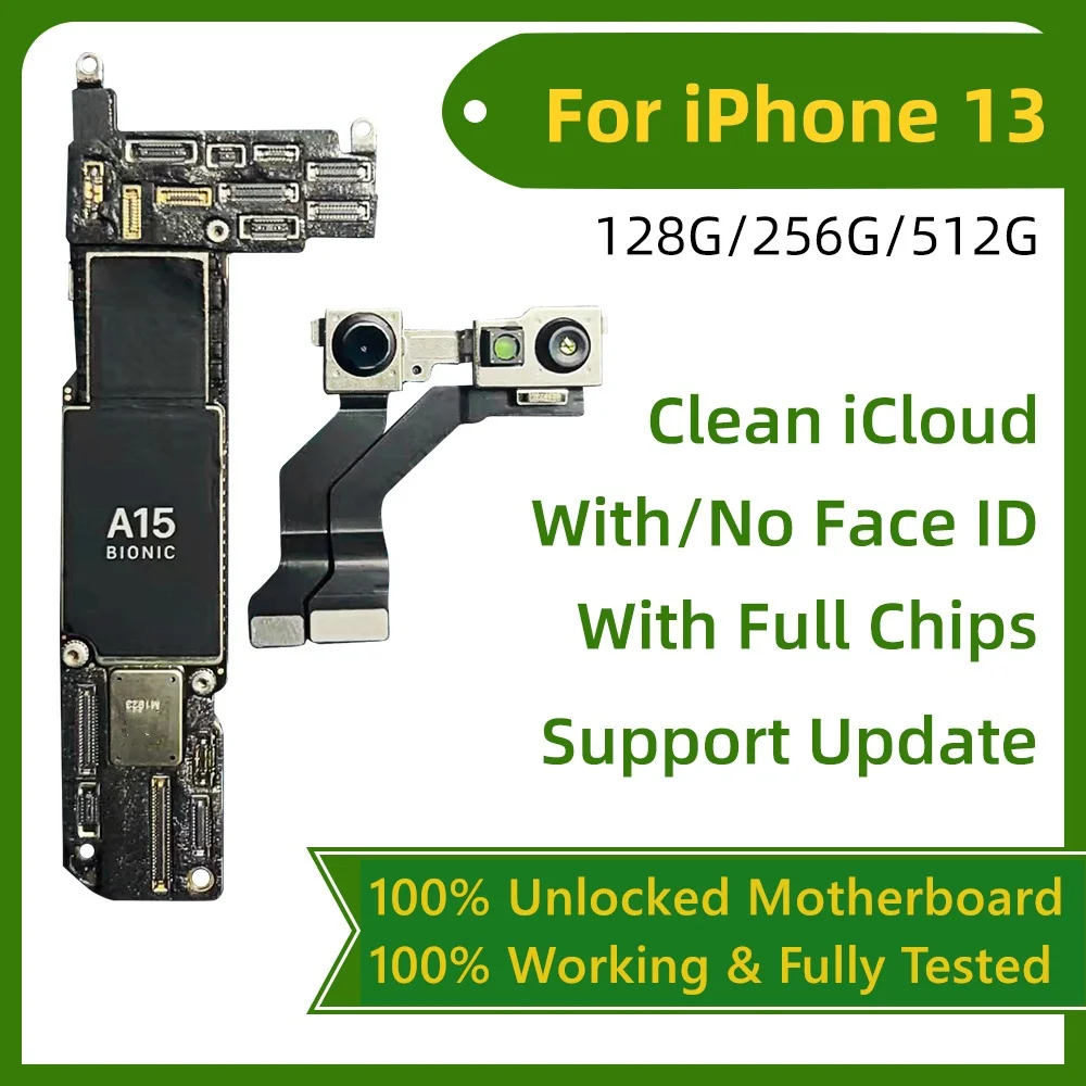 100% Unlocked Free Clean iCloud For iPhone 13 Pro Max Mainboard