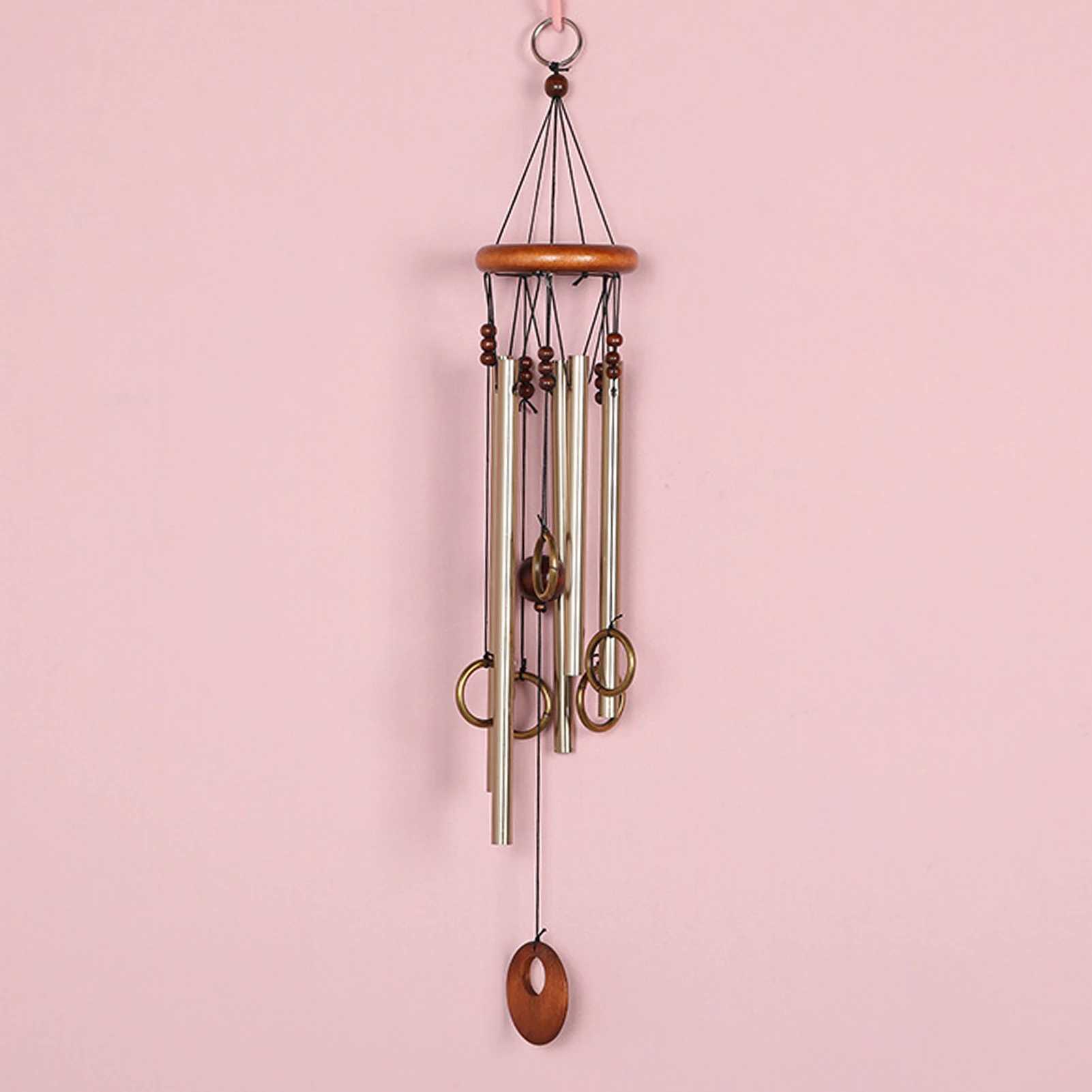 Nordic Wind Chimes Metal Bell Tubes Hanging Windbell Indoor Outdoor