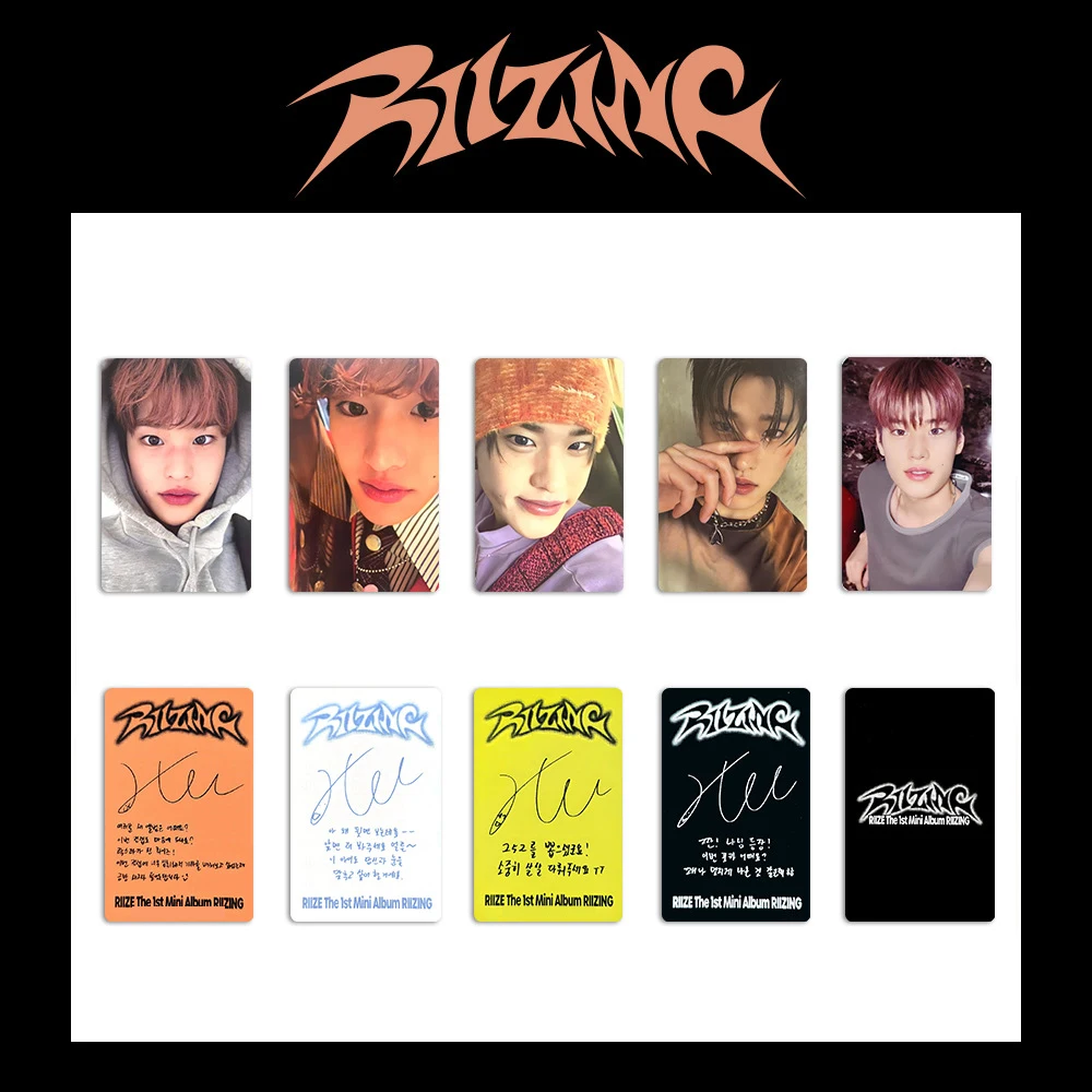 Kpop RIIZE Album RIIZING Special Card Double Sides Printing Bright