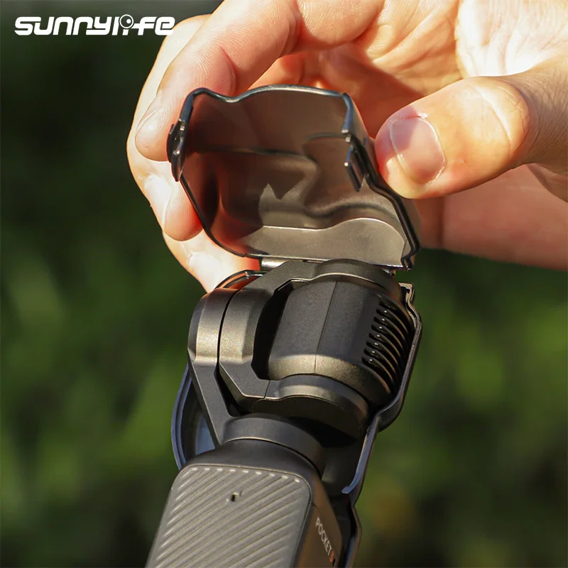 Sunnylife Plastic Lens Protective Cover For DJI Osmo Pocket 3 Camera Screen Lens Cap Scratch-resistant Shell Camera Accessories 3
