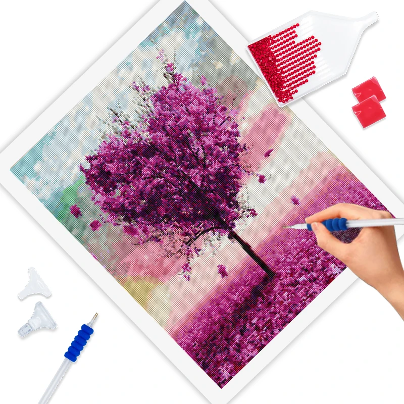 RUOPOTY 5D DIY Diamond Embroidery Sexy Tree Hobbies And Crafts Diamond Painting Landscape Cross Stitch Kit Home Decoration