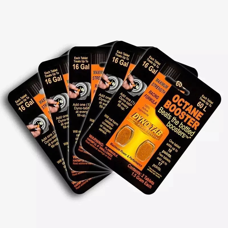 Dynotab&reg; HP Octane Booster Card for Petrol Only Maximizes Power Increase Fuel Economy Eliminate Knock and Ping Made In USA