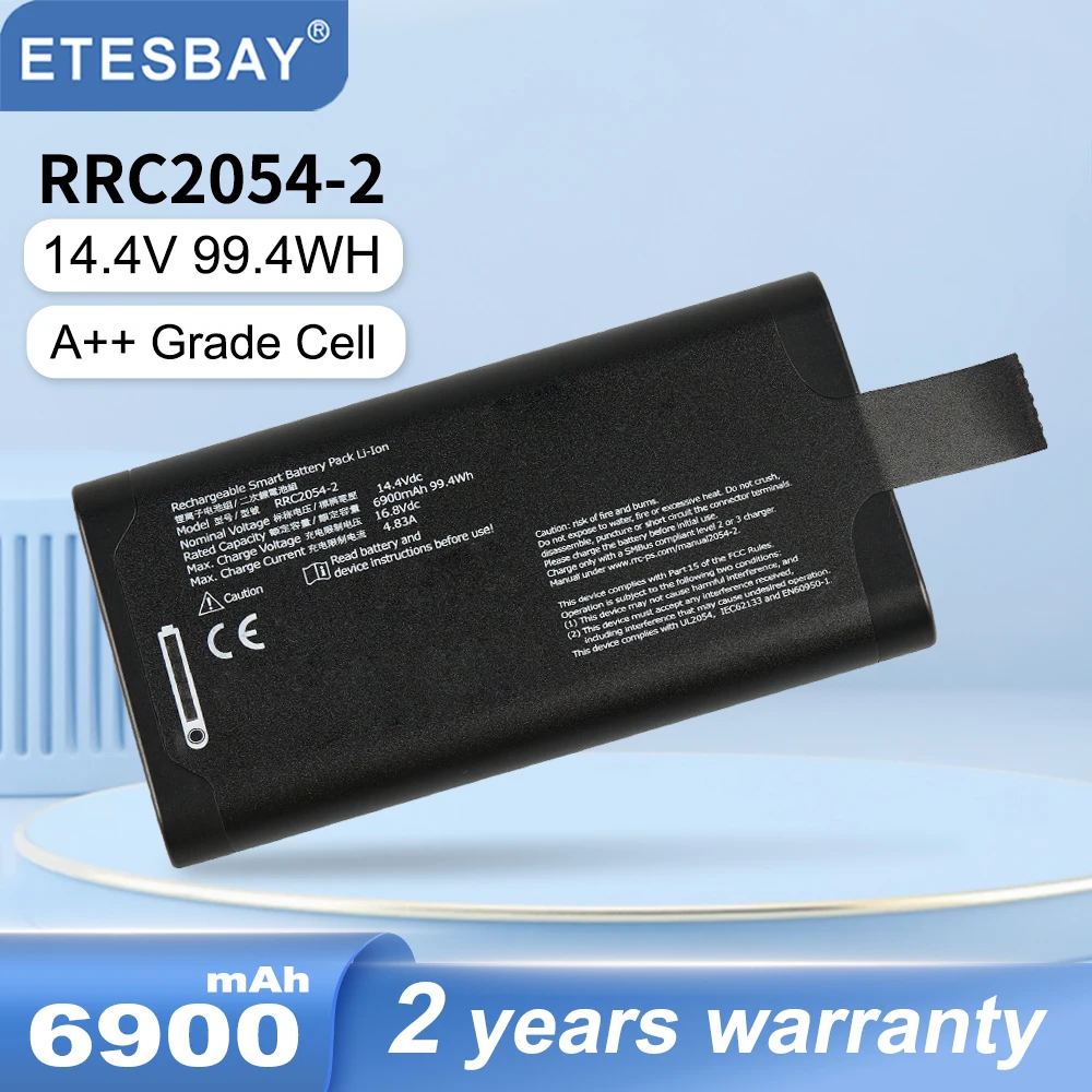 Перезаряжаемый аккумулятор ETESBAY RRC2054-2 для RRC Power Solutions, Стандартный литий-ионный аккумулятор RRC2054-2, 6900 мАч, Вт/ч