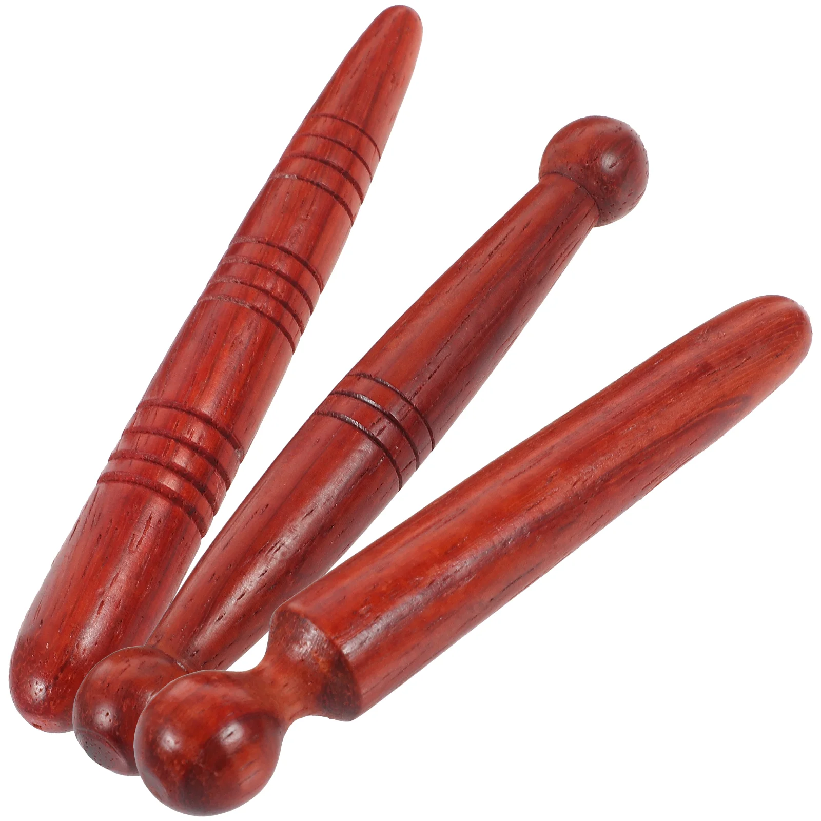 3 Pcs Acupressure Stick Practical Wood Massager Tool Hand Held Foot Tools Massagers Sticks Wooden Point Industrial buttock