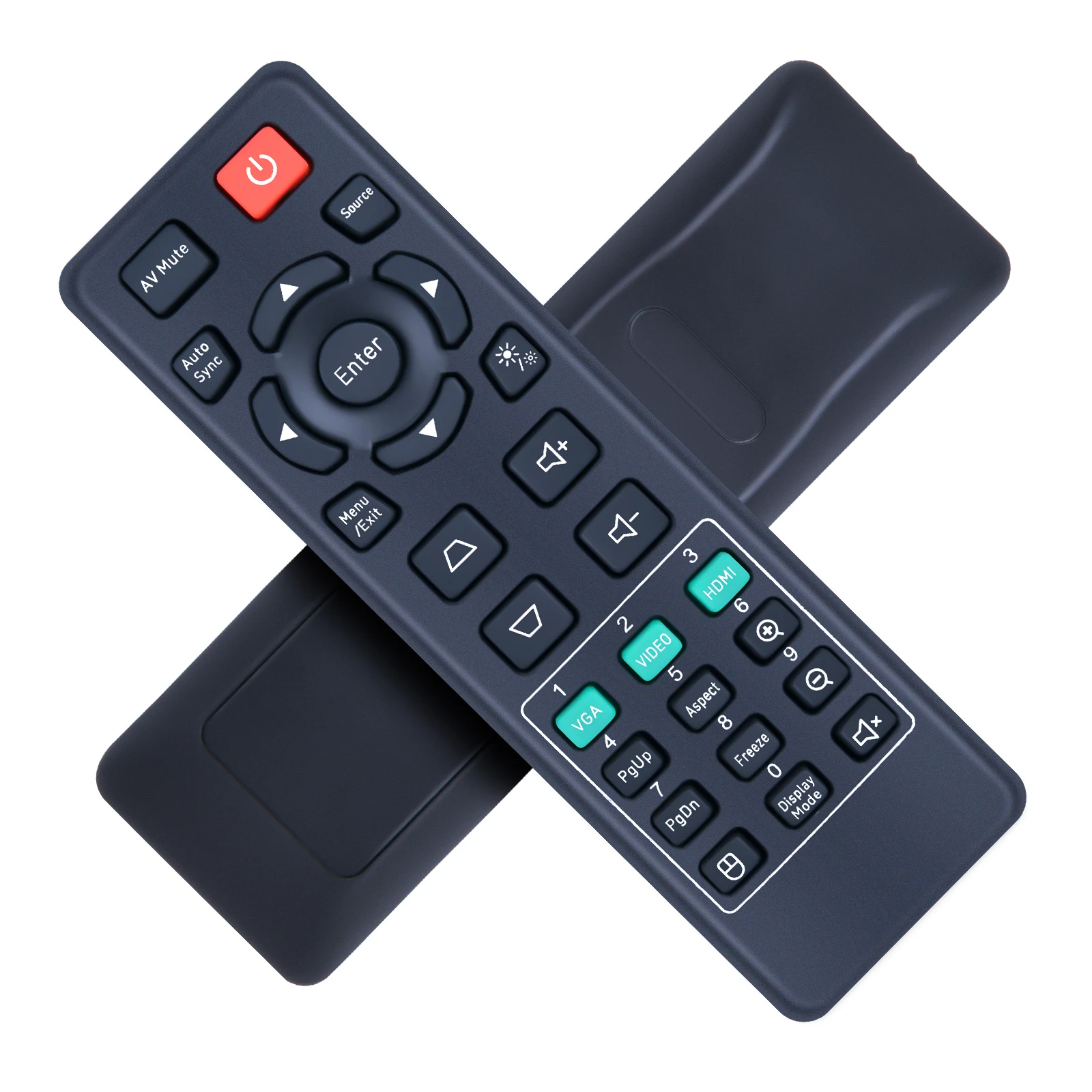 새로운 IR1109R1은 ViewSonic PX704HD LS901-4K LS901HD LS741HD LS740HD LS740W LS710HD LS751HD용 리모컨을 대체합니다.