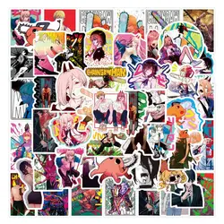 10/30/50Pcs Anime Autocollant Tronçonneuse Homme Autocollants Pour Ordinateur Portable Guitare Téléphone Étanche Graffiti Autocollant Enfant Jouets Classiques 