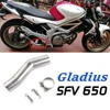 Slip-On Exhaust For Suzuki SFV650 SFV 650 Gladius 2009-2015 Motorcycle Exhaust Muffler Escape Modified Middle Pipe