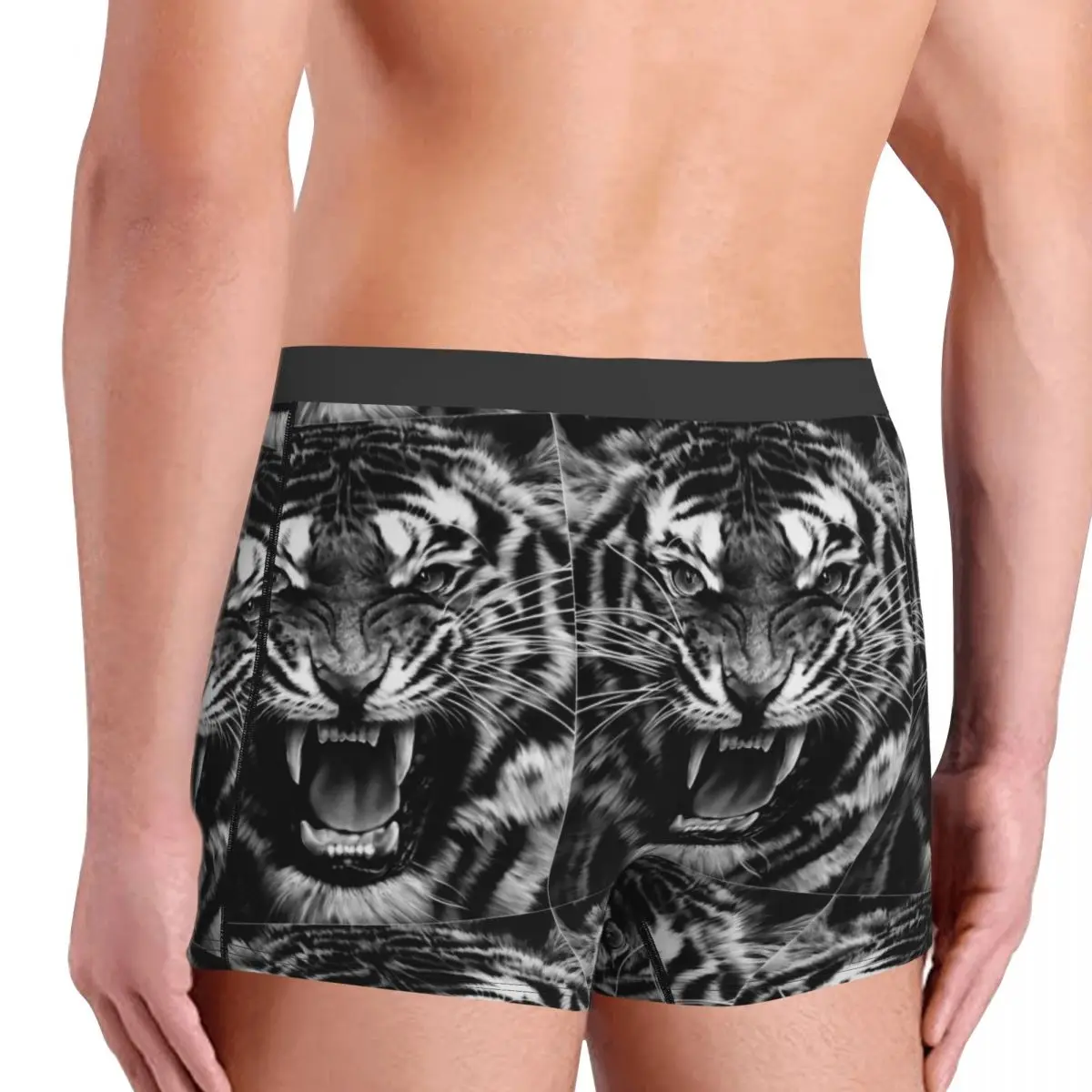 Tiger Bucktooth Men's Underwear Boxer Shorts Panties Hot