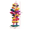 1pcs Parrot Chewing Toy Bird Parrot Blocks Knots Tearing Toy Bird Cage Bite Toy For African Grey Macaws Cockatoos 6