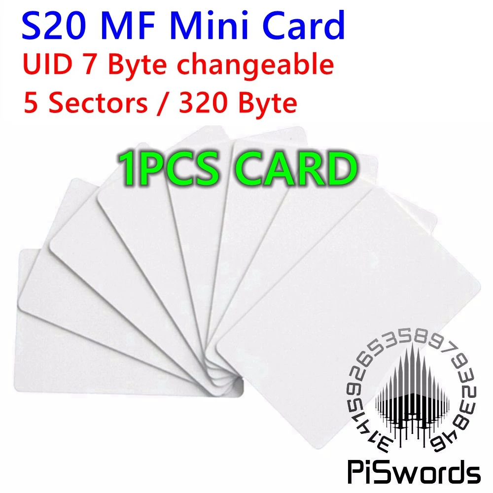 S20 UID 7 bytes / 4 bytes rewrite changeable Rfid Card Mutable ...