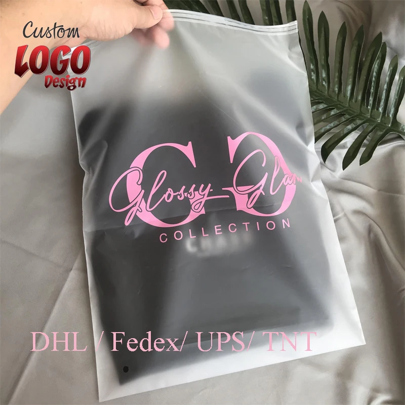 

500 шт., пластиковые пакеты на молнии с принтом логотипа