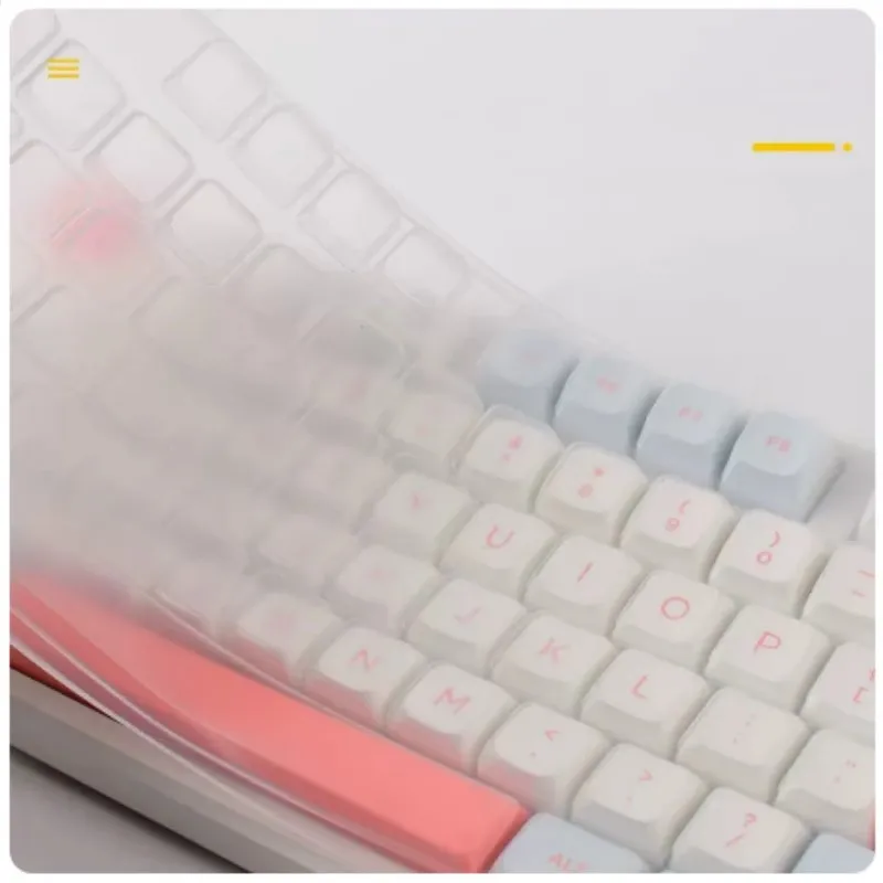 VGN V87 / VGN V87 Pro 기계식 무선 블루투스 게임용 키보드 용 투명 실리콘 키보드 커버 보호대 스킨