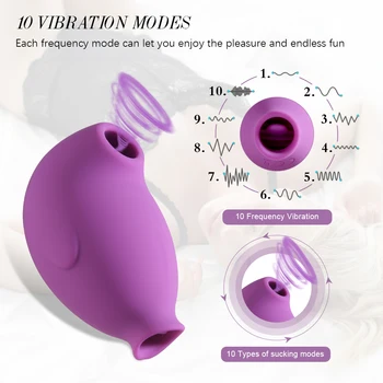 Clitoral Sucker Vibrator Female Sucking Vibrators for Women Licking Rechargeable Clitoris Stimulator Masturbator Adult Sex Toy 3